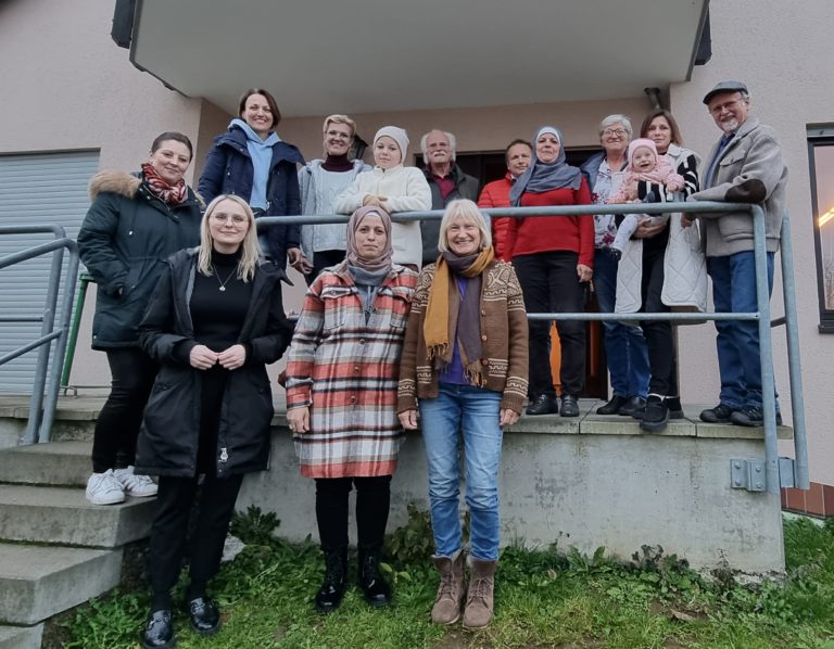 Natalie Pawlik zum Besuch beim Freundeskreis Ukraine in Florstadt