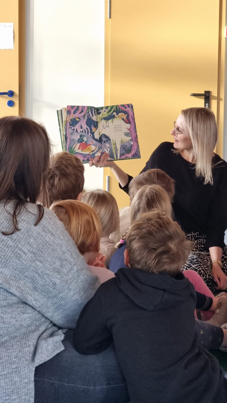 Natalie Pawlik bei der evangelischen Kita Butzbach