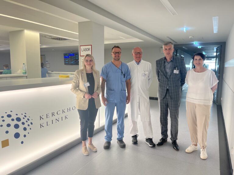 Natalie Pawlik zum Besuch der Kerckhoff-Klinik